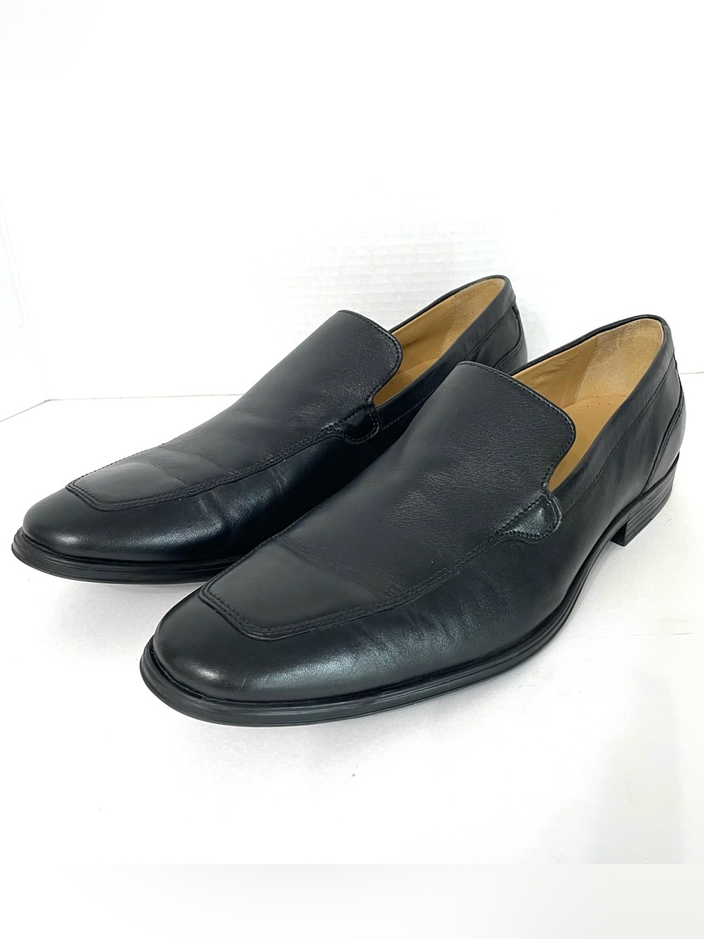 Cole Haan Adams Loafers Men's 11 M Black Leather Venetian Slip On Shoes C12329